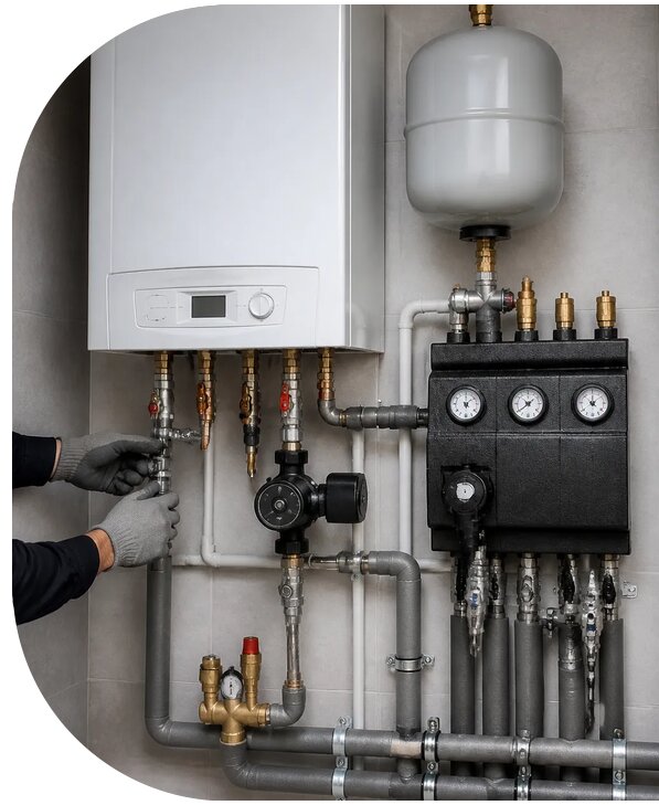 Обвязка котла отопления в Владивостоке от 15249 р. | АПаруса-Влд