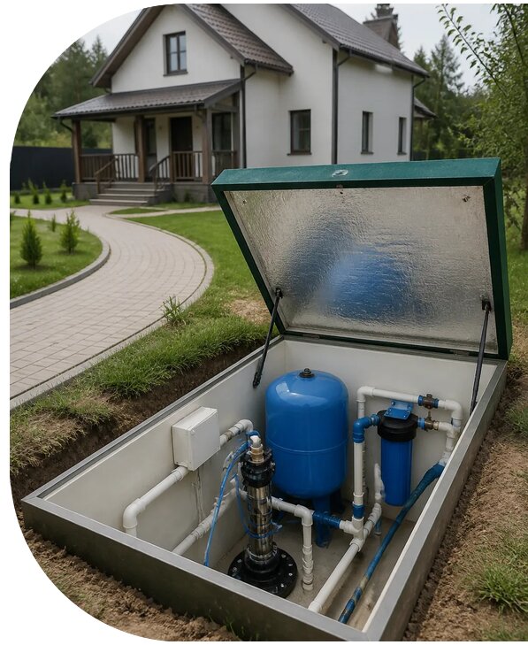 Автономное водоснабжение дома в Владивостоке от 152490 р. | АПаруса-Влд