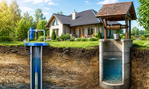 Автономное водоснабжение загородного дома Владивосток: скважина или колодец 